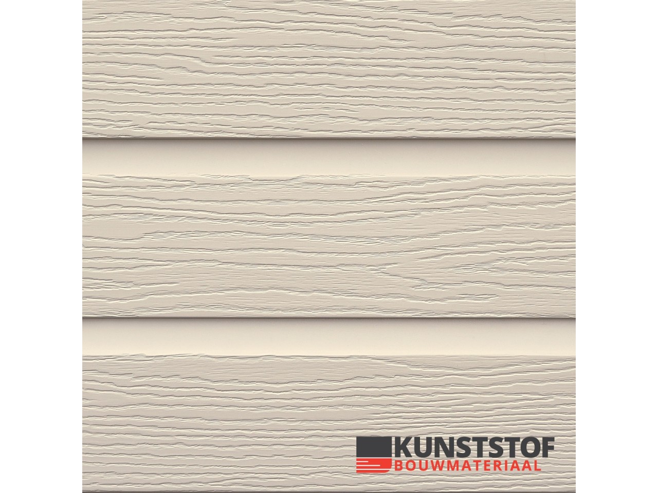 Eurotexx Dubbel rabat kunststof gevelbekleding in de kleur sand of zand - RAL 1015