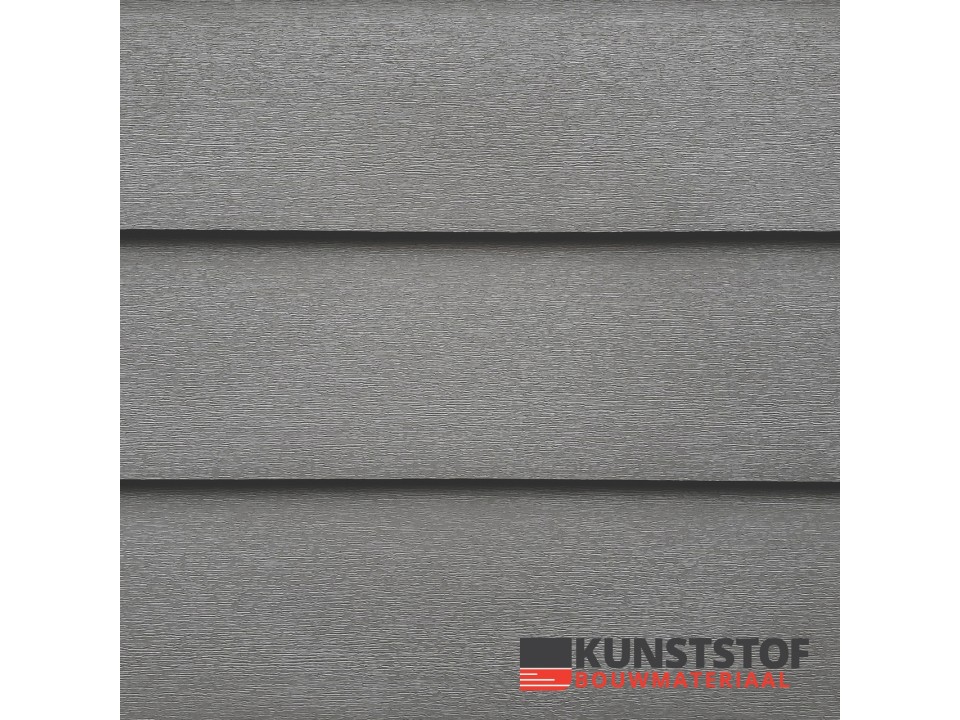 Profex potdeksel kunststof gevelbekleding in de kleur Donkergrijs / Antraciet met RAL 7012 heeft een prachtige Zweeds rabat uitstraling. Dit is uiterst geschikt voor chalets, stacaravans, woonwagens of woningen.