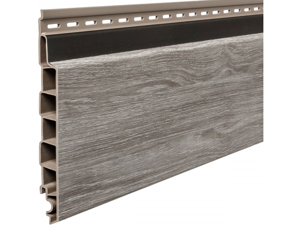 VinyPlus Sponningdeel Rondkant - Sheffield Eiken Grijs Shadow - Kunststof gevelbekleding houtlook