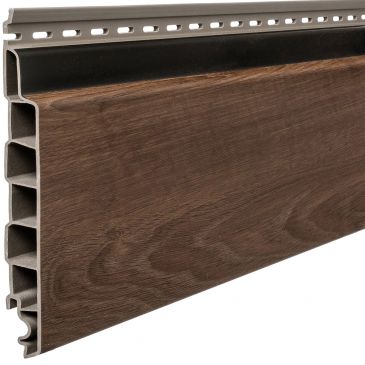 VinyPlus Sponningdeel Rondkant - Turners Eiken Bruin Shadow - Kunststof gevelbekleding houtlook