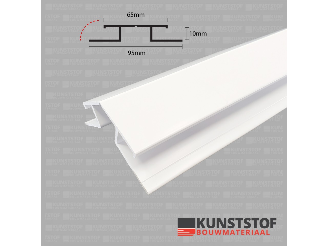 vouwhoekprofiel profex duafort kunststof gevelbekleding 10mm is leverbaar in 5 kleuren