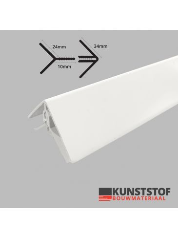 Hoekprofiel 2-delig - Duafort (5 kleuren)