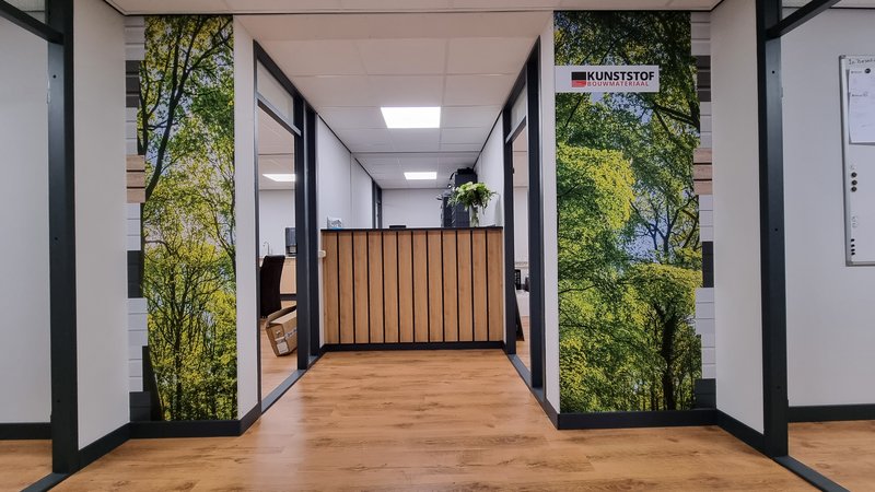 Showroom Kunststof Bouwmateriaal