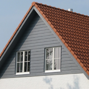 Zwarte gevelbekleding wordt niet verkocht omdat de kans op verkleuring groot is Zwarte gevelbekleding wordt niet verkocht omdat de kans op verkleuring groot is